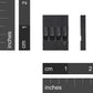 4 Pin 2.54mm Dupont Crimp Housing (Includes Terminal Pins)