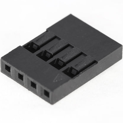 4 Pin 2.54mm Dupont Crimp Housing (Includes Terminal Pins)