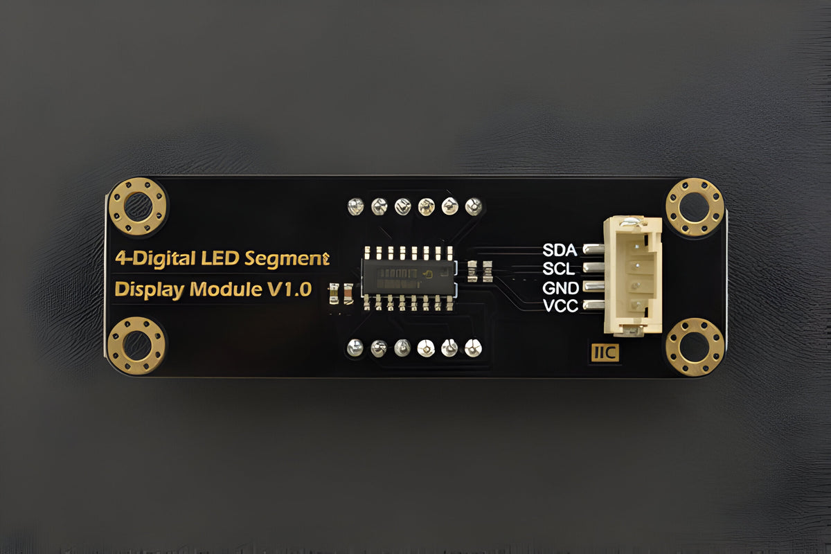 Led Segment Module 4-Digital LED Segment Display Module | 7 Segment Display Module | Rapid ...