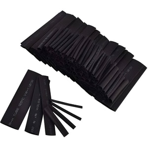 127 Piece Black Heatshrink Assortment Kit (2:1 Shrink Ratio)
