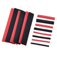 150 Piece Red & Black Heatshrink Assortment Kit (2:1 Shrink Ratio)