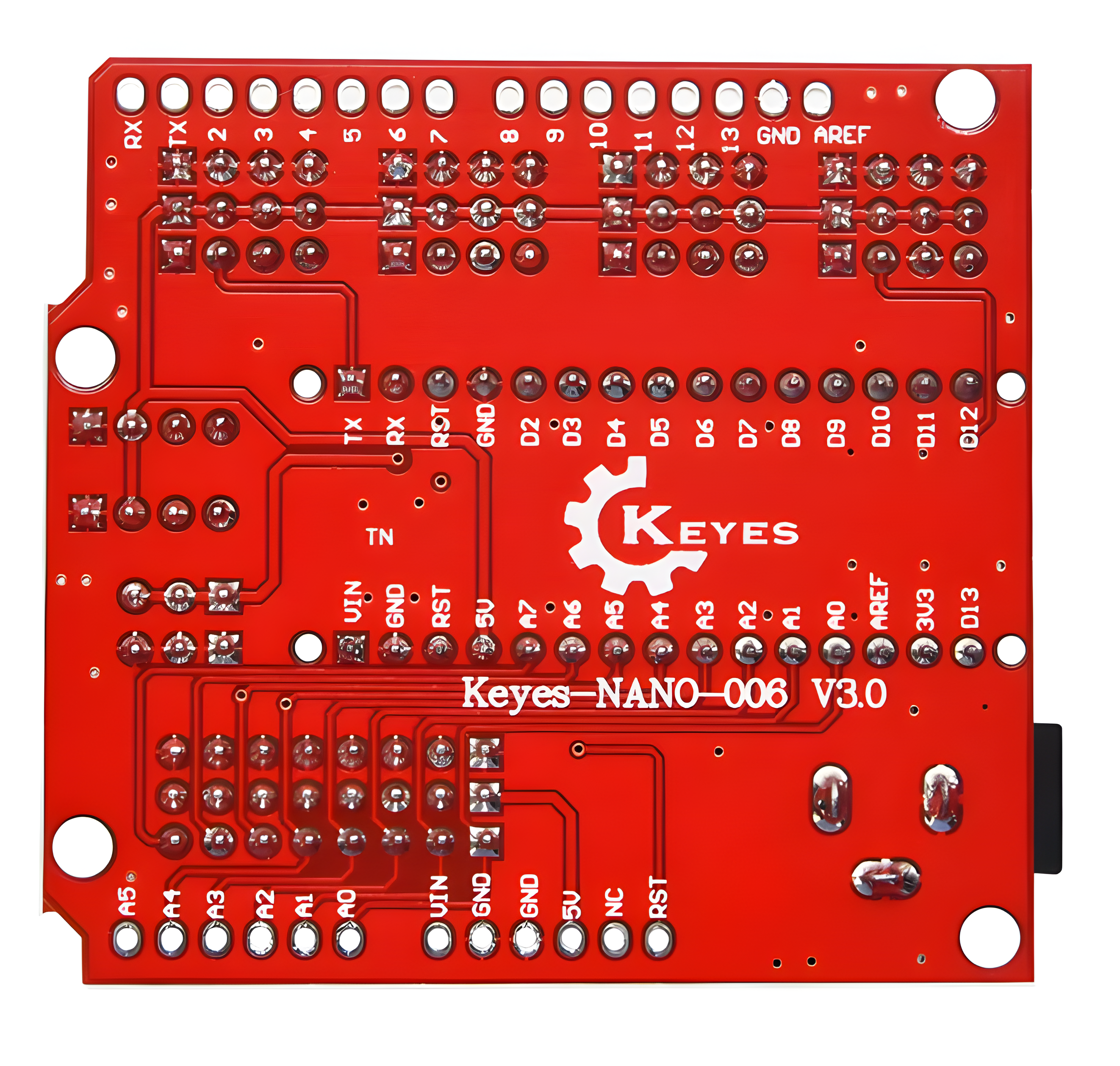 Arduino Nano I/O Expansion Shield | Arduino Nano Shield | Rapid ...