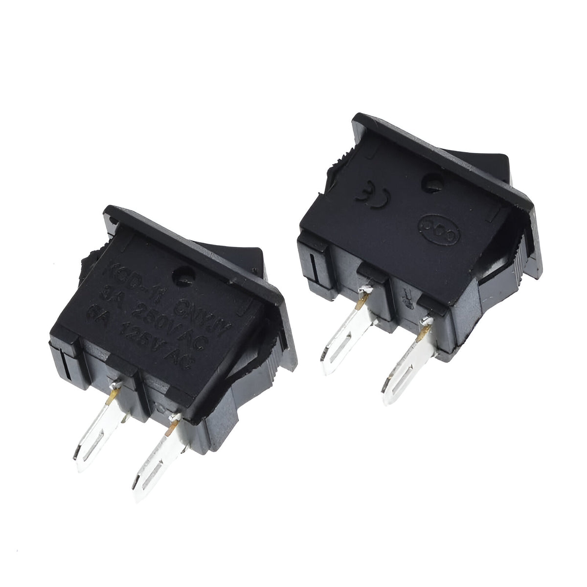 2pin Rocker Switch Square SPST 2-Pin Rocker Switch 3A/250V | Rocker Switch | Rapid Robotics Australia