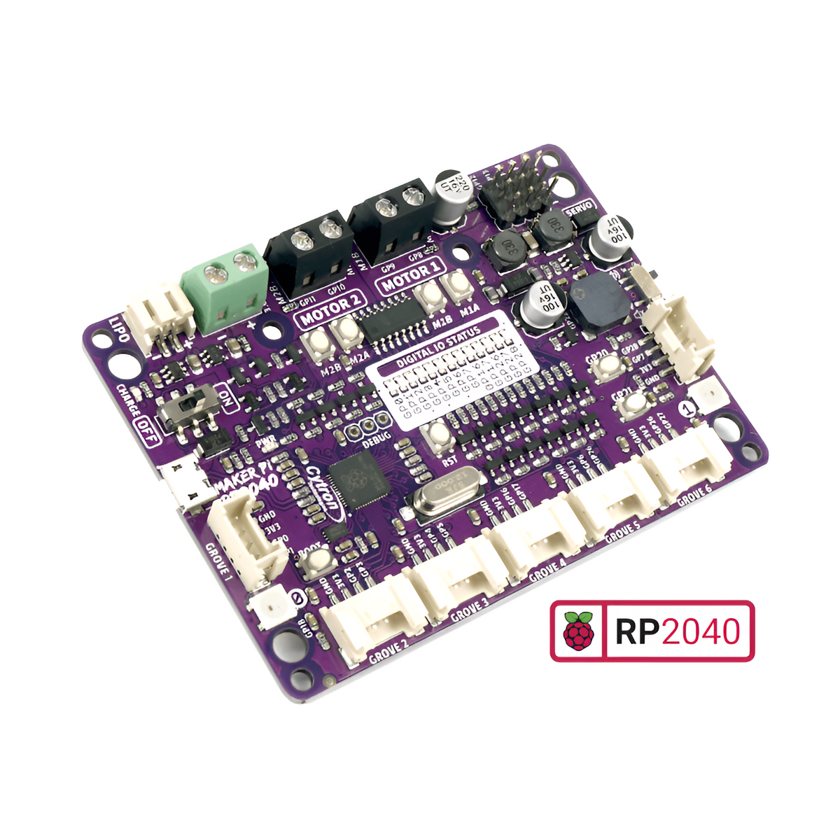 Maker Rp2040 Maker Pi RP2040 : Simplifying Robotics with Raspberry Pi® RP2040 ...