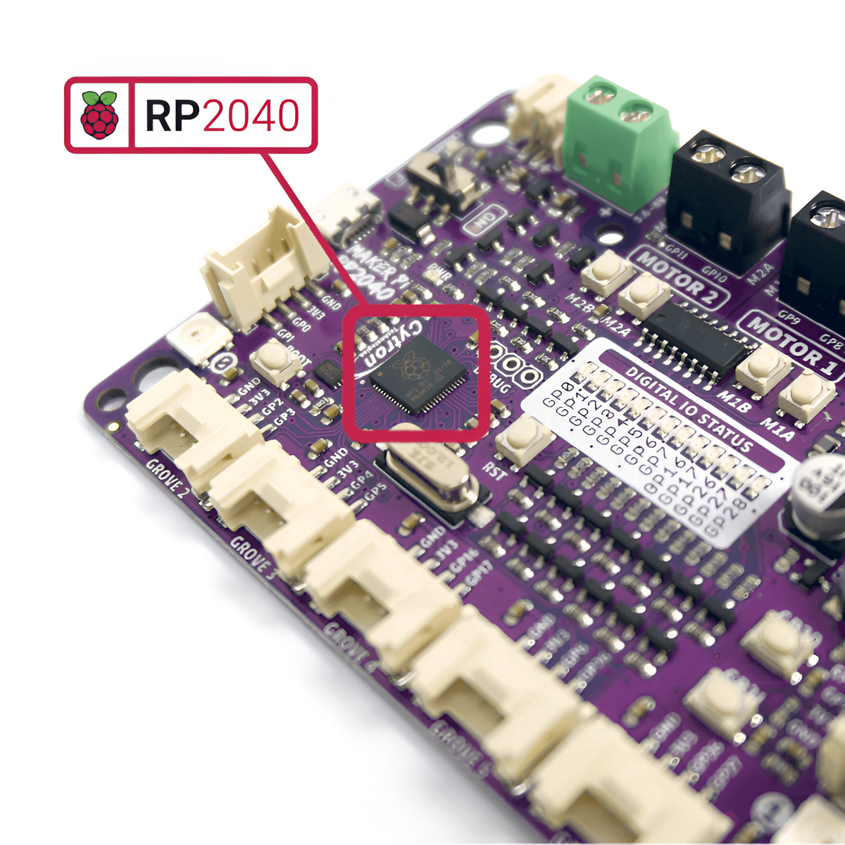 Maker Rp2040 Maker Pi RP2040 : Simplifying Robotics with Raspberry Pi® RP2040 ...