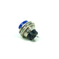SPST Blue Push On Pushbutton Switch